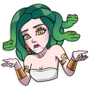 🤷-Medusa, Telegram Sticker