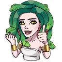 👍-Medusa, Telegram Sticker