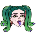 😛-Medusa, Telegram Sticker