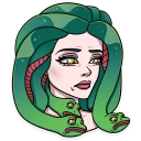 ☹-Medusa, Telegram Sticker