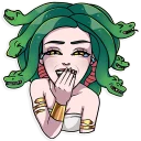 😂-Medusa, Telegram Sticker