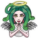 😇-Medusa, Telegram Sticker