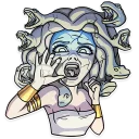 😨-Medusa, Telegram Sticker