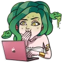 🤢-Medusa, Telegram Sticker