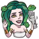 👋-Medusa, Telegram Sticker