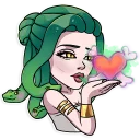 😘-Medusa, Telegram Sticker