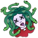 😵-Medusa, Telegram Sticker