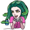 🎮-Medusa, Telegram Sticker