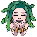 🤤-Medusa, Telegram Sticker