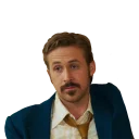 😕-Ryan Gosling, Telegram Sticker