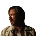😭-Ryan Gosling, Telegram Sticker