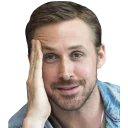 😅-Ryan Gosling, Telegram Sticker