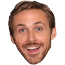 😄-Ryan Gosling, Telegram Sticker