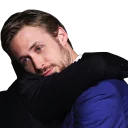 ☹️-Ryan Gosling, Telegram Sticker