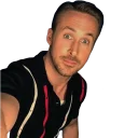😲-Ryan Gosling, Telegram Sticker