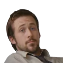 😧-Ryan Gosling, Telegram Sticker