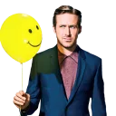 🎈-Ryan Gosling, Telegram Sticker