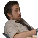 🙃-Ryan Gosling, Telegram Sticker