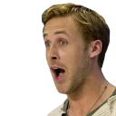😲-Ryan Gosling, Telegram Sticker