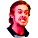 😡-Ryan Gosling, Telegram Sticker