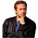 🤔-Ryan Gosling, Telegram Sticker