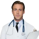 👨‍🔬-Ryan Gosling, Telegram Sticker