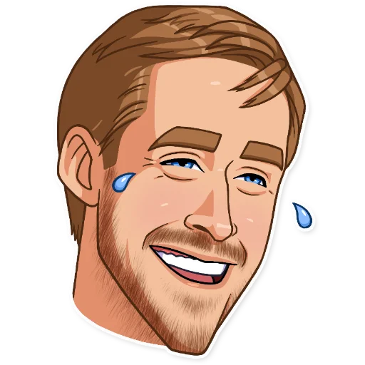 Ryan Gosling, telegram sticker
