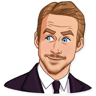 😳-Ryan Gosling, Telegram Sticker