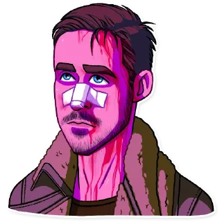 🤕-Ryan Gosling, Telegram Sticker