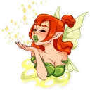 ✨-Green Fairy, Telegram Sticker