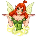 🤷-Green Fairy, Telegram Sticker
