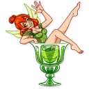 👋-Green Fairy, Telegram Sticker