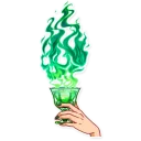 💀-Green Fairy, Telegram Sticker