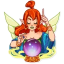 🔮-Green Fairy, Telegram Sticker