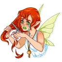 💇-Green Fairy, Telegram Sticker