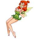 😨-Green Fairy, Telegram Sticker