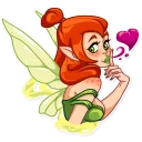 😘-Green Fairy, Telegram Sticker