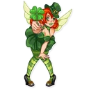 🍀-Green Fairy, Telegram Sticker