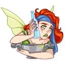 🤢-Green Fairy, Telegram Sticker