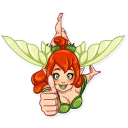 👍-Green Fairy, Telegram Sticker