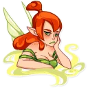 😑-Green Fairy, Telegram Sticker