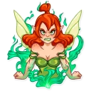 😡-Green Fairy, Telegram Sticker