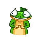 😬-Green Lezard, Telegram Sticker
