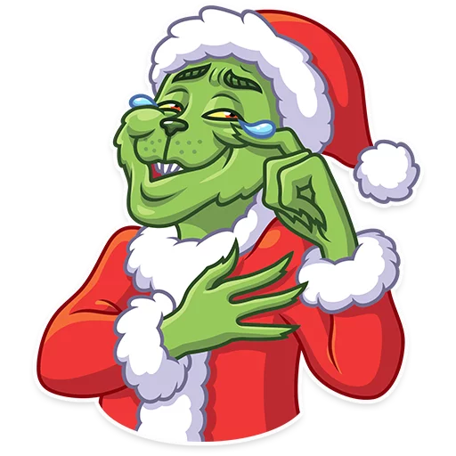 Grinch, telegram sticker