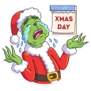 😭-Grinch, Telegram Sticker