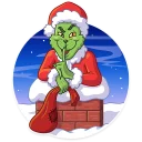 🤐-Grinch, Telegram Sticker