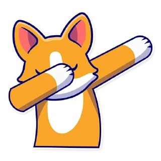 🙌️-GrumpyShiba, Telegram Sticker