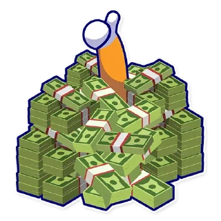 💵-GrumpyShiba, Telegram Sticker