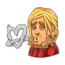 ❤️-Kurt Cobain, Telegram Sticker