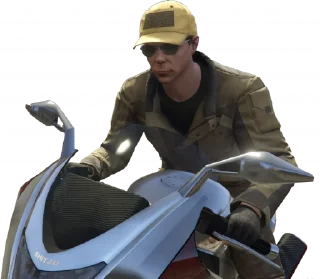 🏍-BaxterWorks_GTA_Sticky, Telegram Sticker